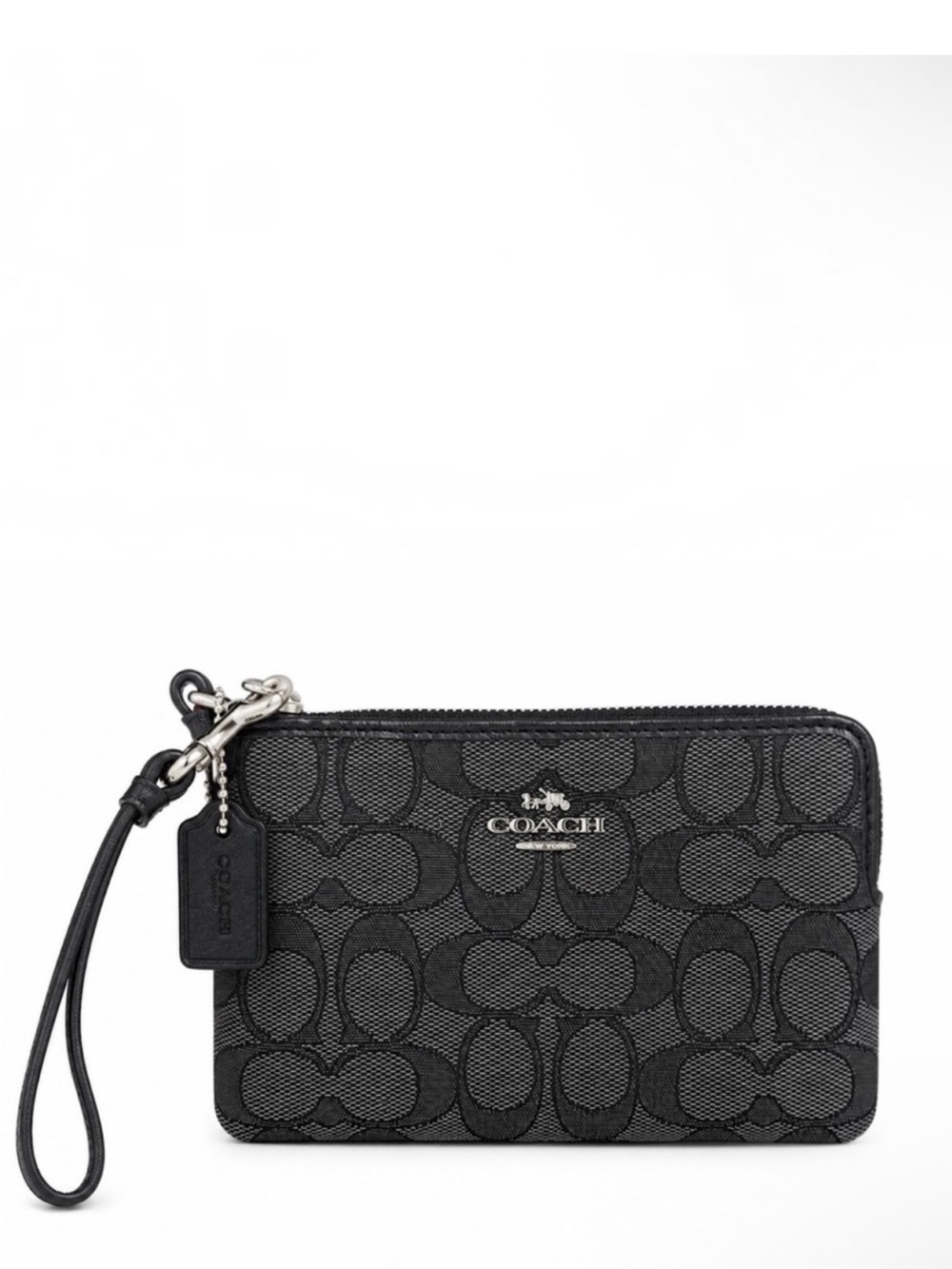 Coach Corner Zip Wristlet